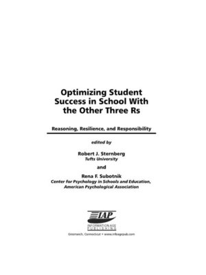 cover image of Optimizing Student Success in School with the Other Three Rs